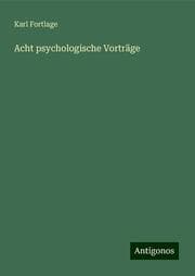 Cover von Acht psychologische Vorträge