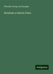Cover von Abraham a Sancta Clara