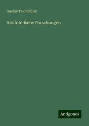 Cover von Aristotelische Forschungen