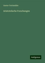 Cover von Aristotelische Forschungen