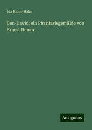 Cover von Ben-David: ein Phantasiegemälde von Ernest Renan