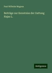 Cover von Beiträge zur Kenntniss der Gattung Najas L.