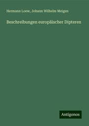 Cover von Beschreibungen europäischer Dipteren