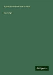 Cover von Der Cid