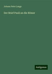 Cover von Der Brief Pauli an die Römer