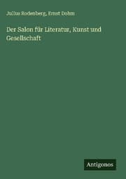Cover von Der Salon für Literatur, Kunst und Gesellschaft