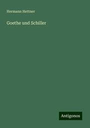 Cover von Goethe und Schiller