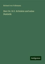 Cover von Herr Dr. R.U. Krönlein und seine Statistik