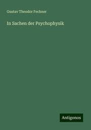Cover von In Sachen der Psychophysik