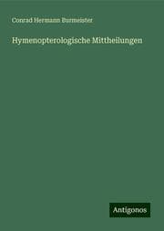 Cover von Hymenopterologische Mittheilungen