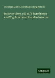 Cover von Insecta epizoa. Die auf Säugethieren und Vögeln schmarotzenden Insecten