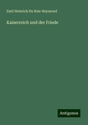 Cover von Kaiserreich und der Friede