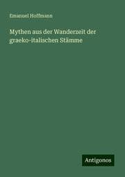 Cover von Mythen aus der Wanderzeit der graeko-italischen Stämme