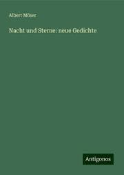 Cover von Nacht und Sterne: neue Gedichte