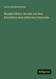 Cover von Mendel Gibbor: Novelle aus dem Kleinleben einer jüdischen Gemeinde