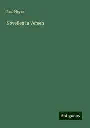 Cover von Novellen in Versen
