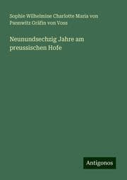 Cover von Neunundsechzig Jahre am preussischen Hofe