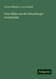 Cover von Neue Bilder aus der Petersburger Gesellschaft