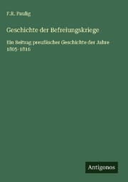 Cover von Geschichte der Befreiungskriege