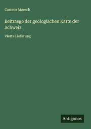 Cover von Beitraege der geologischen Karte der Schweiz