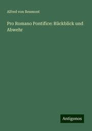Cover von Pro Romano Pontifice: Rückblick und Abwehr
