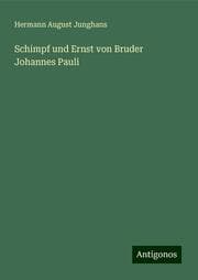 Cover von Schimpf und Ernst von Bruder Johannes Pauli