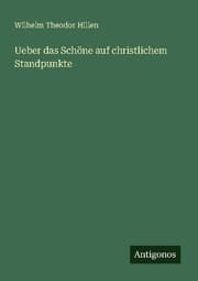 Cover von Ueber das Schöne auf christlichem Standpunkte