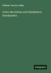 Cover von Ueber das Schöne auf christlichem Standpunkte
