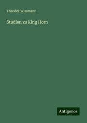 Cover von Studien zu King Horn