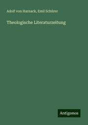 Cover von Theologische Literaturzeitung