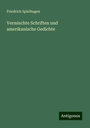 Cover von Vermischte Schriften und amerikanische Gedichte