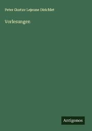 Cover von Vorlesungen