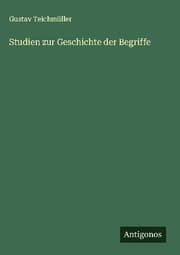 Cover von Studien zur Geschichte der Begriffe