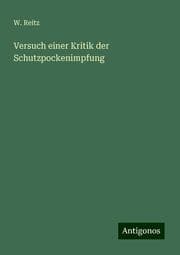 Cover von Versuch einer Kritik der Schutzpockenimpfung