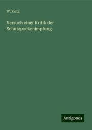 Cover von Versuch einer Kritik der Schutzpockenimpfung