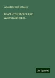 Cover von Geschichtstabellen zum Auswendiglernen