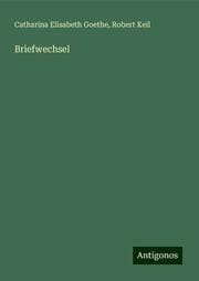 Cover von Briefwechsel