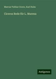 Cover von Ciceros Rede für L. Murena