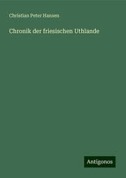 Cover von Chronik der friesischen Uthlande