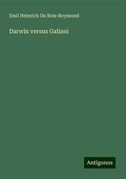 Cover von Darwin versus Galiani