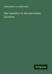 Cover von Das Imperfect in den slavischen Sprachen