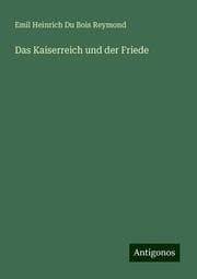Cover von Das Kaiserreich und der Friede