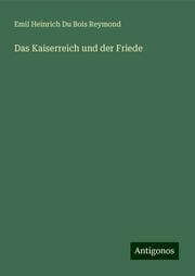 Cover von Das Kaiserreich und der Friede