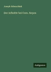 Cover von Der Infinitiv bei Corn. Nepos
