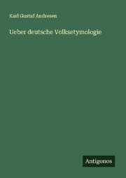 Cover von Ueber deutsche Volksetymologie