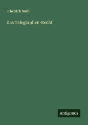 Cover von Das Telegraphen-Recht