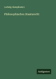 Cover von Philosophisches Staatsrecht