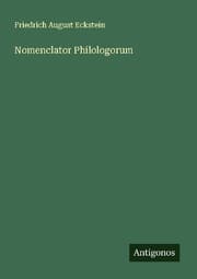 Cover von Nomenclator Philologorum
