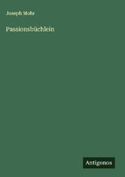 Cover von Passionsbüchlein