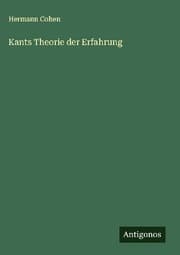 Cover von Kants Theorie der Erfahrung